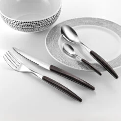 Montana Noir - Ménagère 24 Pièces -Laguiole Soldes Boutique 3546690423554 4