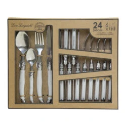 Rustic - Coffret 24 Pièces Perle -Laguiole Soldes Boutique 3546690662557 4