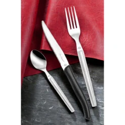 Sky - Coffret 6 Couteaux Steak Noir -Laguiole Soldes Boutique 3546691251569 5