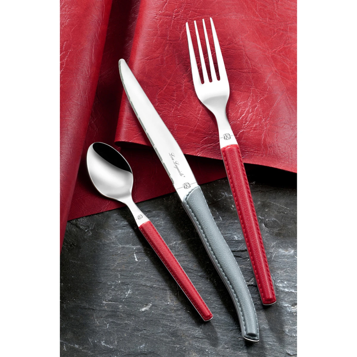 Sky - Bloc 6 Couteaux Steak Gris 7 Sky - Bloc 6 Couteaux Steak Gris – Image 7