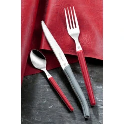 Sky - Coffret 6 Couteaux Steak Gris -Laguiole Soldes Boutique 3546691253600 7