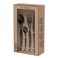 Jet Vintage Noir - Ménagère 16 Pièces -Laguiole Soldes Boutique 3546698233520 5