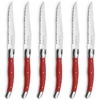 Tradition - Bloc 6 Couteaux Steak Rouge