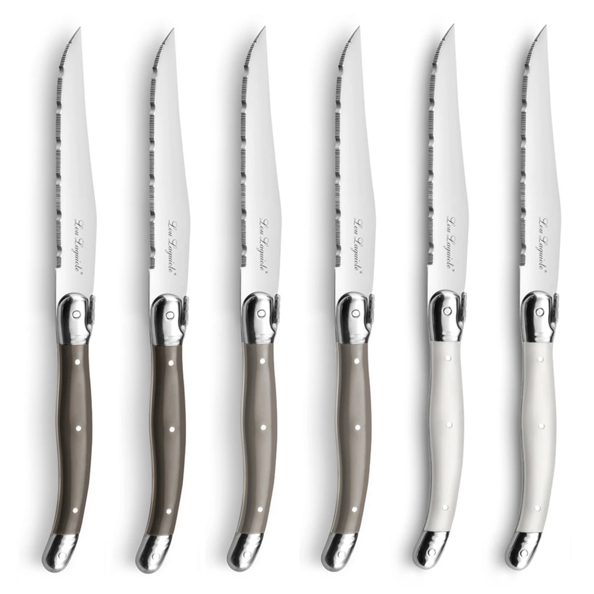 Tradition - Coffret 6 Couteaux Steak Couleurs Mixées 2 Tradition - Coffret 6 Couteaux Steak Couleurs Mixées – Image 2