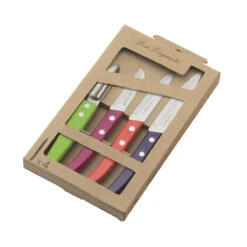 Forest - Set De 4 Couteaux Essentiel" Bois Teinté" -Laguiole Soldes Boutique 3546699791470 5