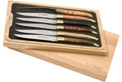 Laguiole En Aubrac Set Couteaux Steak 6 Pièces Essences Variées, 62C99BDLBH -Laguiole Soldes Boutique AU62C99BDLBH 05 laguiole en aubrac au62c99bdlbh 05