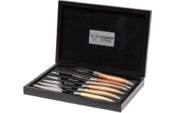 Laguiole En Aubrac Set De Couteaux à Steak (6 Pièces) Bois Français -Laguiole Soldes Boutique AU62C99BFIH 03 laguiole en aubrac au62c99bfih 03