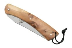 Laguiole En Aubrac Camembert Juniper CAM99GEI Bois De Genévrier, Couteau De Poche -Laguiole Soldes Boutique AUCAM99GEI 04 laguioleaubrac