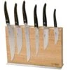 Laguiole En Aubrac Gourmet COL99CUIGOEBIB Set De 6 Couteaux Bois D'ébène Avec Bloc à Couteaux