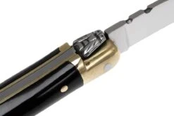 Petit Couteau De Poche De Laguiole En Aubrac, Corne De Buffle L0207BUL -Laguiole Soldes Boutique AUL0207BUL 05 laguiole en aubrac ktaul0207bul 05