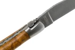 Laguiole En Aubrac 12cm Teck Guillochage Manuel L0212LKH/FSB1, Couteau Laguiole -Laguiole Soldes Boutique AUL0212LKH FSB1 06 laguiole en aubrac