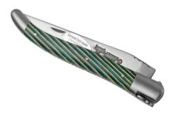 Laguiole En Aubrac Samba Turquoise L0212SATIF Bois De Samba Turquoise, Mat, Couteau De Poche Laguiole, 12 Cm 10 Laguiole En Aubrac Samba Turquoise L0212SATIF Bois De Samba Turquoise, Mat, Couteau De Poche Laguiole, 12 Cm -Laguiole Soldes Boutique AUL0212SATIF 04 laguioleaubrac