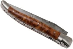 Laguiole En Aubrac 12 Cm Balbach Damast, Tuya L0212THI/FDBB1, Couteau Laguiole -Laguiole Soldes Boutique AUL0212THI FDBB1 04 laguiole en aubrac