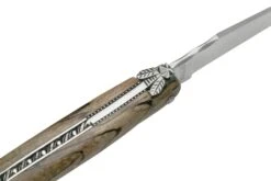 Laguiole En Aubrac Le Perlé 12 Cm L0512WA6J3DB-2 Full Handle Bois De Hêtre -Laguiole Soldes Boutique AUL0512WA6J3DB 2 06 laguioleaubrac