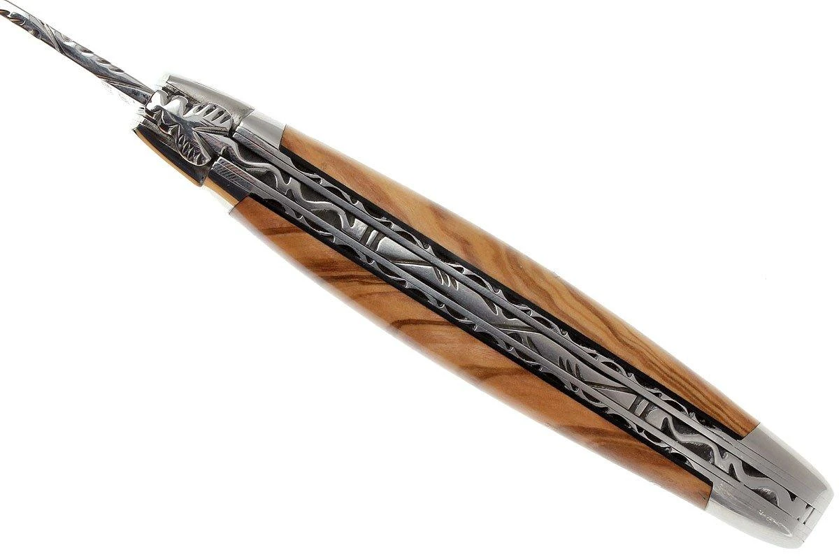 Laguiole En Aubrac 12cm Doubles Platines, Loupe D'olivier, L0712LLI-FSJ1 6 Laguiole En Aubrac 12cm Doubles Platines, Loupe D'olivier, L0712LLI-FSJ1 – Image 6