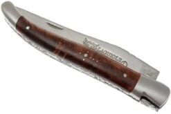 Laguiole En Aubrac 12cm Doubles Platines, Loupe De Palissandre -Laguiole Soldes Boutique AUL0712LPI FSB1 03 laguiole en aubrac aul0712lpi fsb1 03