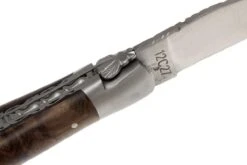Laguiole En Aubrac 12cm Doubles Platines, Loupe De Noyer, L0712LYI-FSB1 -Laguiole Soldes Boutique AUL0712LYI FSB1 04 laguiole en aubrac aul0712lyi fsb1 04