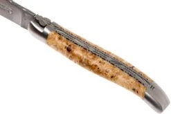 Laguiole En Aubrac 12cm Double Plates, Châtaigne Poncé Main, L0712NWI-FSB1 -Laguiole Soldes Boutique AUL0712NWI FSB1 07 laguiole en aubrac aul0712nwi fsb1 07