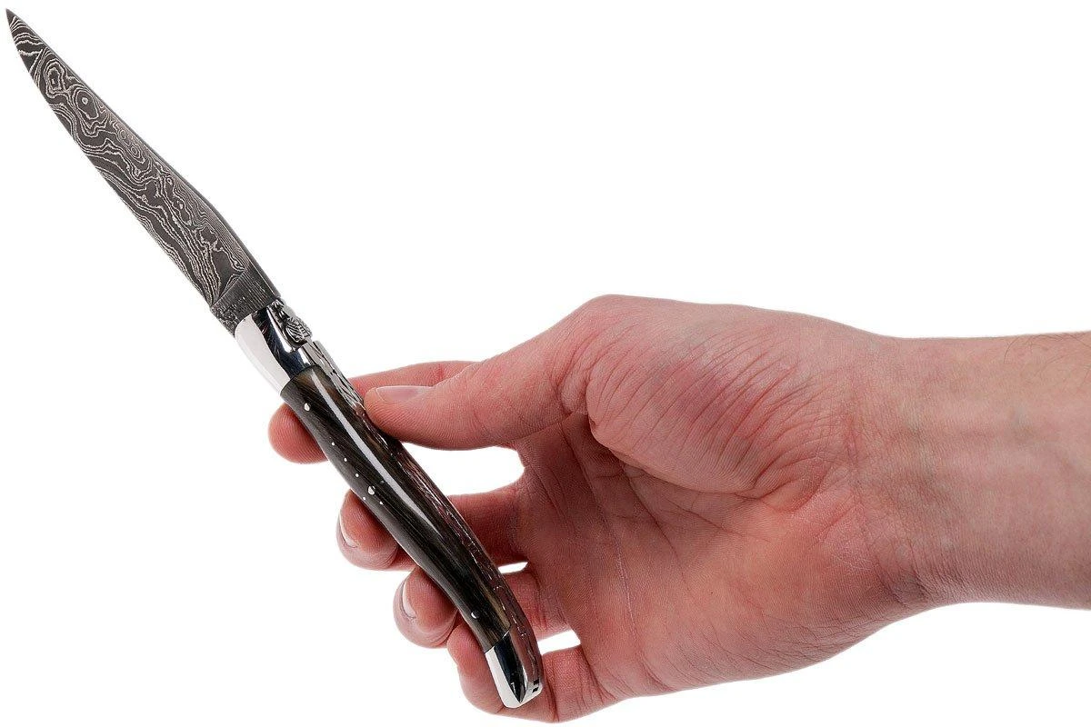Laguiole En Aubrac 12 Cm Damast Couteau, Full Handle Corne L0712PCI-FFI1 8 Laguiole En Aubrac 12 Cm Damast Couteau, Full Handle Corne L0712PCI-FFI1 – Image 8