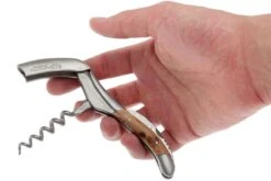 Laguiole En Aubrac Couteau Sommelier Manche En Bois De Genévrier -Laguiole Soldes Boutique AUSOM99GEI LSB1 04 laguiole en aubrac sommeliermes ausom99gei lsb1 04