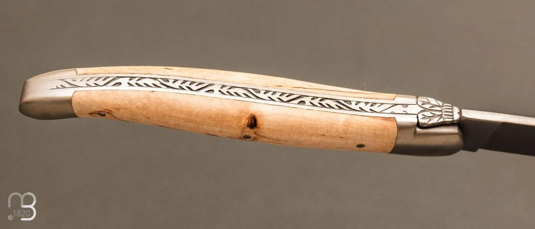 Couteau Laguiole Bouleau 12 Cm Ref 1212IBO 3 Couteau Laguiole Bouleau 12 Cm Ref 1212IBO – Image 3