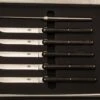 Coffret De 6 Couteaux De Table Manches ébène Par Andrée Putman