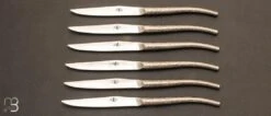 Coffret De 6 Couteaux De Table Massif Log Par Starck Par Forge De Laguiole
