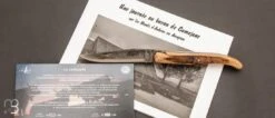 Couteau " Buron De Camejane " Laguiole Plein Manche Châtaigner De La Gerle Par Forge De Laguiole - Série Limitée -Laguiole Soldes Boutique Couteau Buron de Camejane Laguiole chataigner de la Gerle Forge de Laguiole 1 3