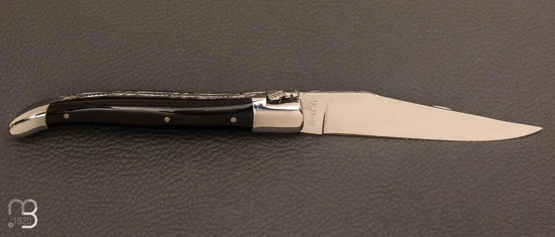 Couteau Laguiole Aubrac - Corne De Buffle Doubles Platines 2 Couteau Laguiole Aubrac - Corne De Buffle Doubles Platines – Image 2