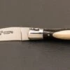 Couteau " Dodu " Par Laguiole En Aubrac - Ebène Et Ivoire De Mammouth