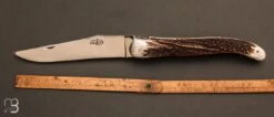Couteau Laguiole 21 Cm Bois De Cerf Par La Forge De Laguiole