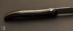 Couteau Laguiole 21 Cm ébène Par La Forge De Laguiole -Laguiole Soldes Boutique Couteau Laguiole 21 cm ebene par la Forge de Laguiole 3 zoom