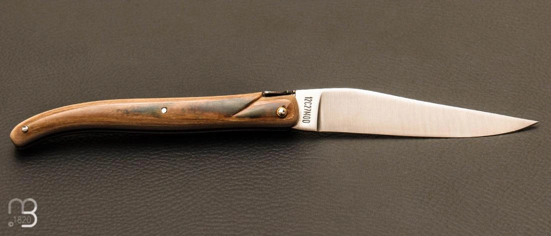 Couteau Laguiole En Aubrac 12 Cm Plein Manche En Croûte De Mammouth 2 Couteau Laguiole En Aubrac 12 Cm Plein Manche En Croûte De Mammouth – Image 2