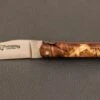 Couteau " Laguiole En Aubrac " 12 Cm Plein Manche En Racine De Galaxy