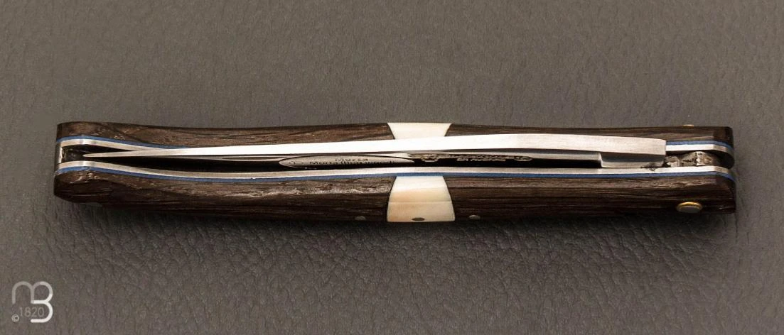 Couteau Laguiole En Aubrac 12 Cm Plein Manche En Morta Et Phacochère 5 Couteau Laguiole En Aubrac 12 Cm Plein Manche En Morta Et Phacochère – Image 5