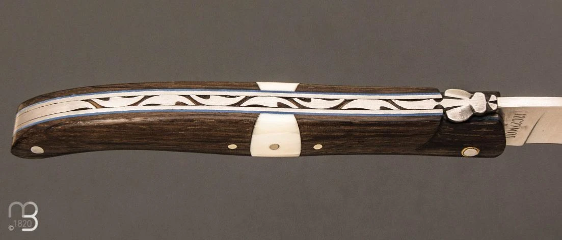 Couteau Laguiole En Aubrac 12 Cm Plein Manche En Morta Et Phacochère 4 Couteau Laguiole En Aubrac 12 Cm Plein Manche En Morta Et Phacochère – Image 4