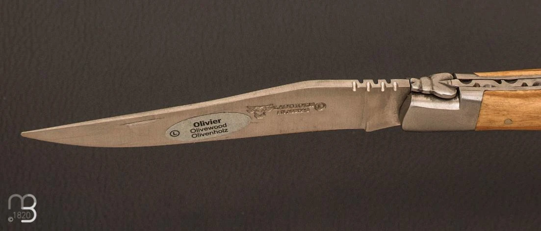 Couteau Laguiole En Aubrac 3 Pièces 12 Cm - Olivier 3 Couteau Laguiole En Aubrac 3 Pièces 12 Cm - Olivier – Image 3