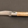 Couteau Laguiole En Aubrac Erable Ondé Doubles Platines Lame VG10 Suminagashi