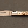Couteau Laguiole Aubrac Bois De Cerf Lame Polie Miroir