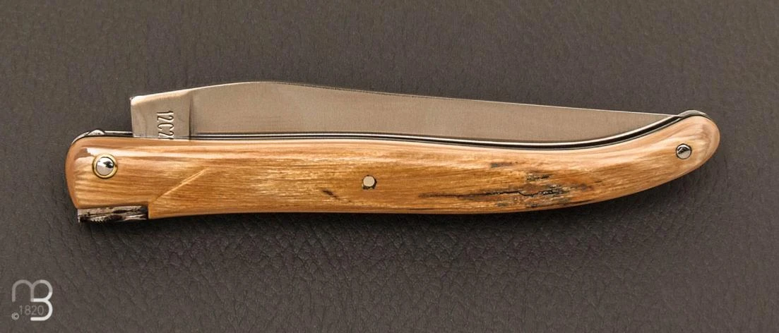 Couteau Laguiole En Aubrac 12 Cm Manche En Ivoire De Mammouth 6 Couteau Laguiole En Aubrac 12 Cm Manche En Ivoire De Mammouth – Image 6