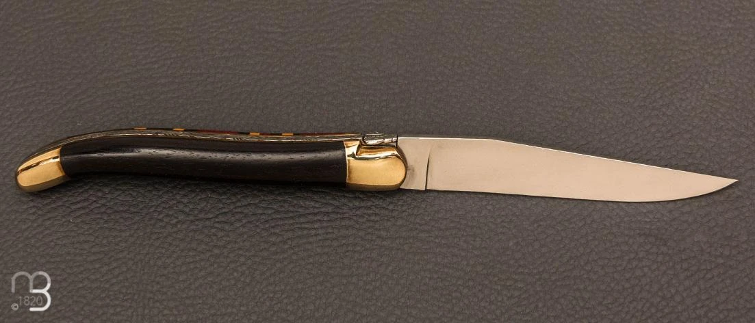 Couteau Laguiole " Marqueterie Hospices De Beaune " Par La Forge De Laguiole 2 Couteau Laguiole " Marqueterie Hospices De Beaune " Par La Forge De Laguiole – Image 2