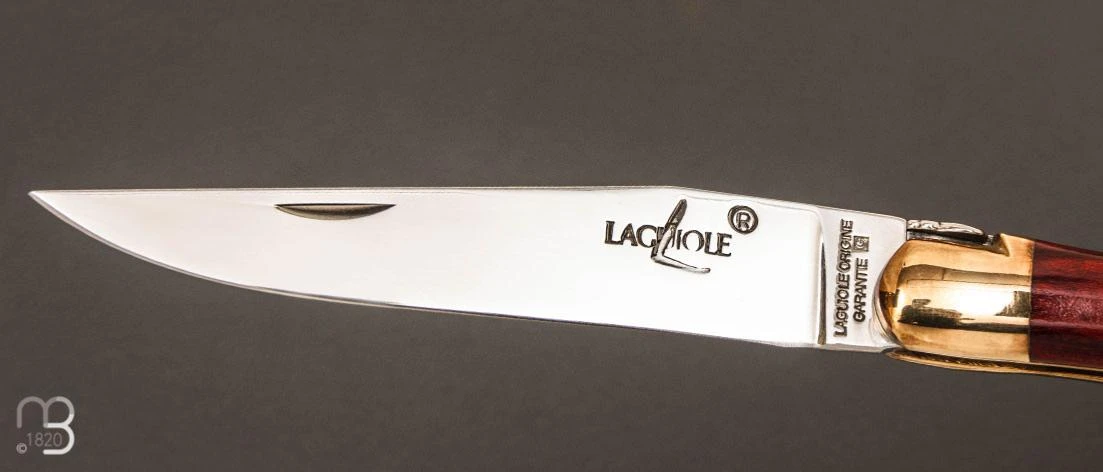 Couteau Laguiole " Marqueterie Hospices De Beaune " Par La Forge De Laguiole 3 Couteau Laguiole " Marqueterie Hospices De Beaune " Par La Forge De Laguiole – Image 3