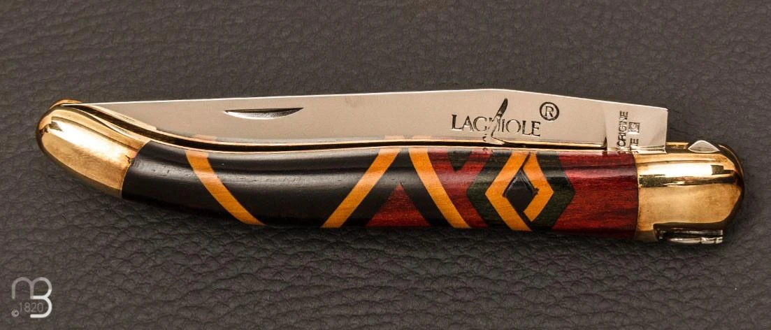 Couteau Laguiole " Marqueterie Hospices De Beaune " Par La Forge De Laguiole 5 Couteau Laguiole " Marqueterie Hospices De Beaune " Par La Forge De Laguiole – Image 5