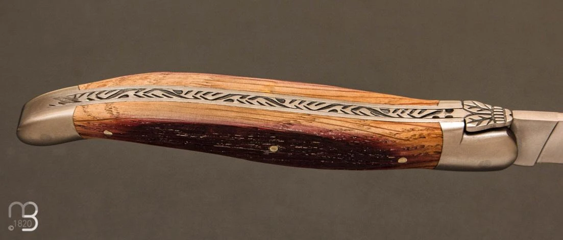 Couteau Laguiole Chene De Barrique 12 Cm Ref 1212ICh Par La Forge De Laguiole 3 Couteau Laguiole Chene De Barrique 12 Cm Ref 1212ICh Par La Forge De Laguiole – Image 3