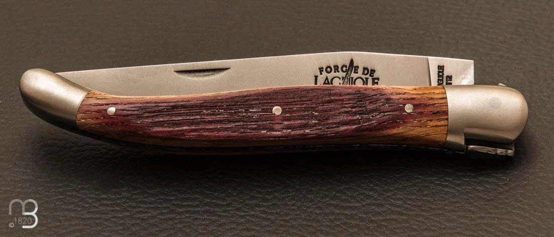 Couteau Laguiole Chene De Barrique 12 Cm Ref 1212ICh Par La Forge De Laguiole 4 Couteau Laguiole Chene De Barrique 12 Cm Ref 1212ICh Par La Forge De Laguiole – Image 4