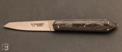 Couteau "Bee Back Custom Laguiole En Aubrac Damas Carbone