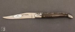 Couteau Laguiole En Aubrac 12 Cm Double Platines Manche Morta