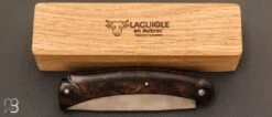 Couteau " Mistral 11 CM " Manche Loupe De Laurel Par Laguiole En Aubrac -Laguiole Soldes Boutique Couteau Mistral 11CM loupe laurel Laguiole Aubrac 2 zoom