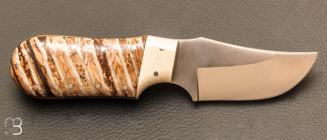 Laguiole Couteau De Collection Fixe "Dodu" Ivoire Et Molaire De Mammouth Par Virgilio Munoz 2 Laguiole Couteau De Collection Fixe "Dodu" Ivoire Et Molaire De Mammouth Par Virgilio Munoz – Image 2