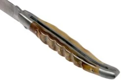 Forge De Laguiole 12 Cm 1212INBESAT Corne De Bélier, Couteau Laguiole -Laguiole Soldes Boutique LA1212INBESAT 05 forge de laguiole